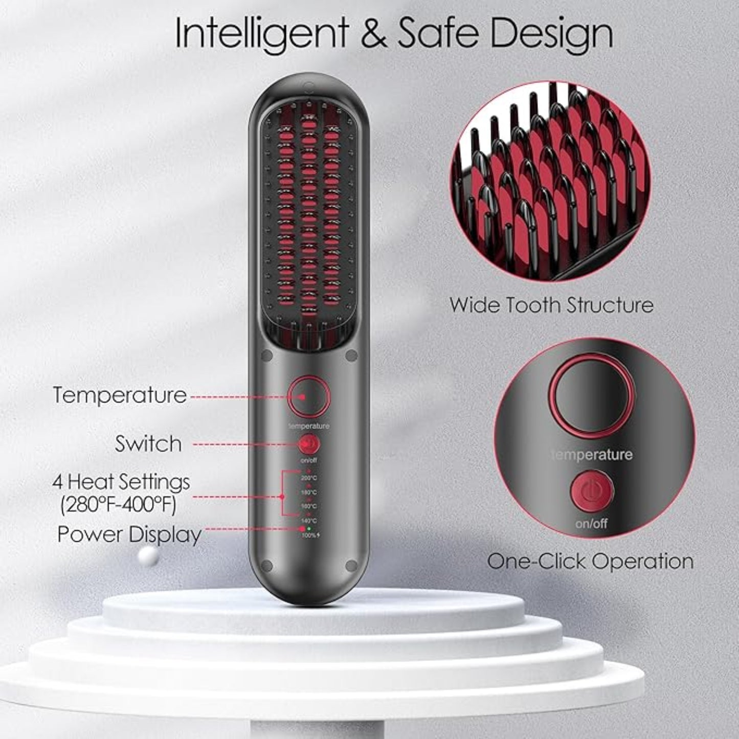 SleekMe Hair Hårplattsborste